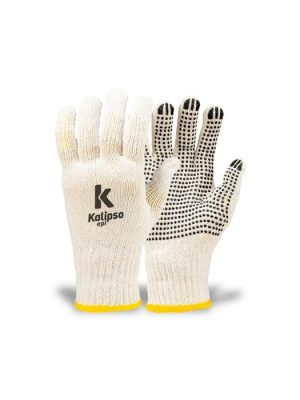 Luva de Malha Tricotada - Pigmentada <br> Cor Branca - Marca Kalipso - Par