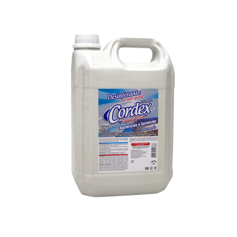 Desinfetante Líquido – Marca Cordex – Frasco de 5L