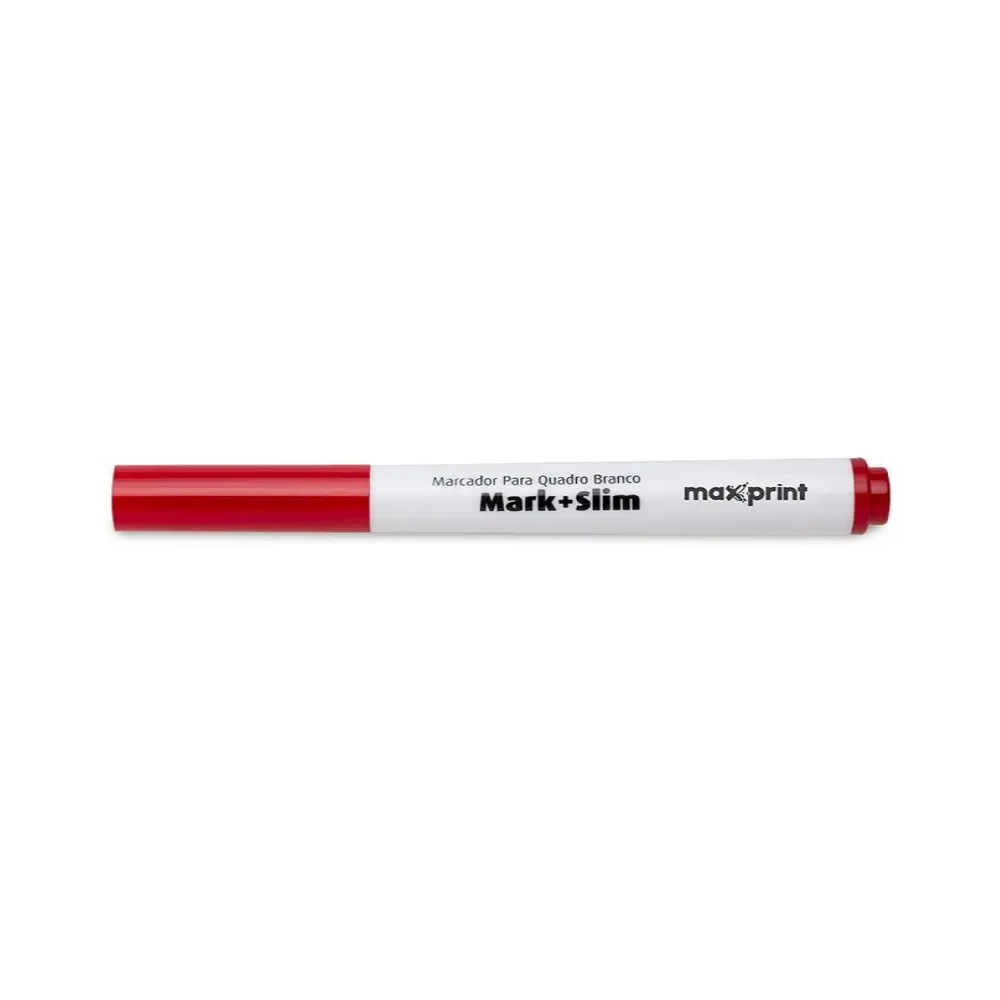 Caneta Marcador para Quadro Branco – Marca Maxprint – Cor Vermelha – Unidade