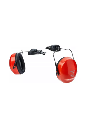 Abafador Auricular - Acoplável - Tipo Concha <br> Modelo CG 108 - Marca Carbografite <br> Cor Vermelha