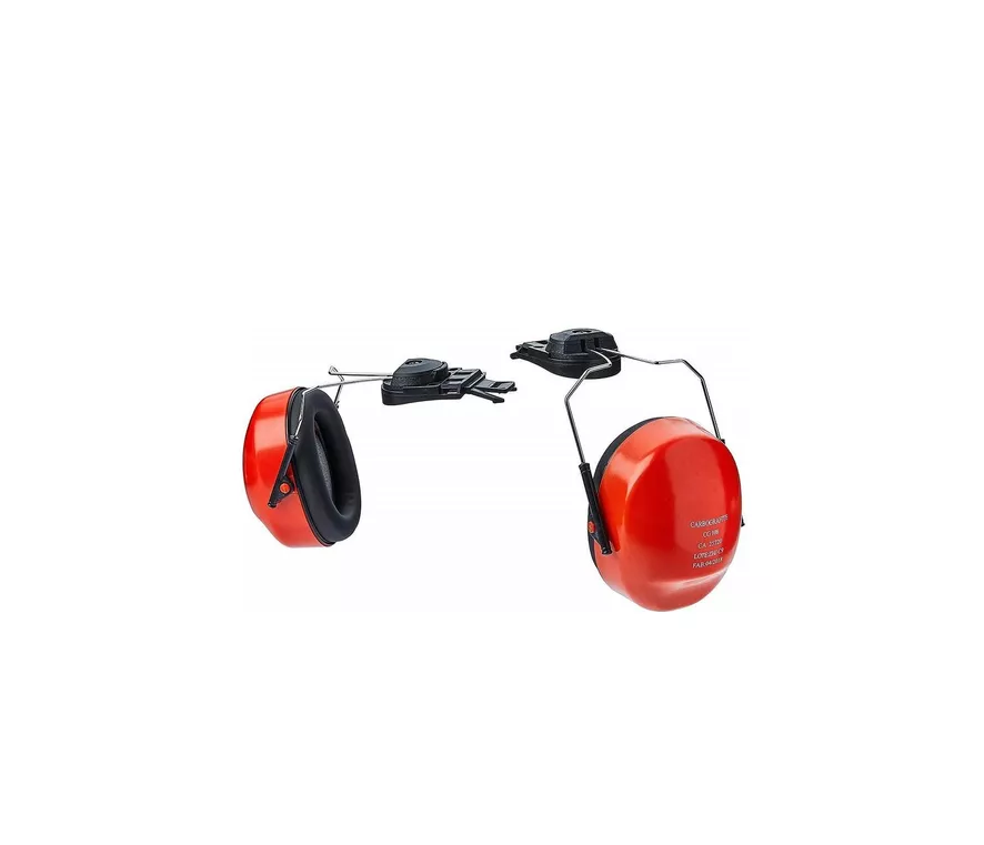 Abafador Auricular – Acoplável – Tipo Concha <br> Modelo CG 108 – Marca Carbografite <br> Cor Vermelha