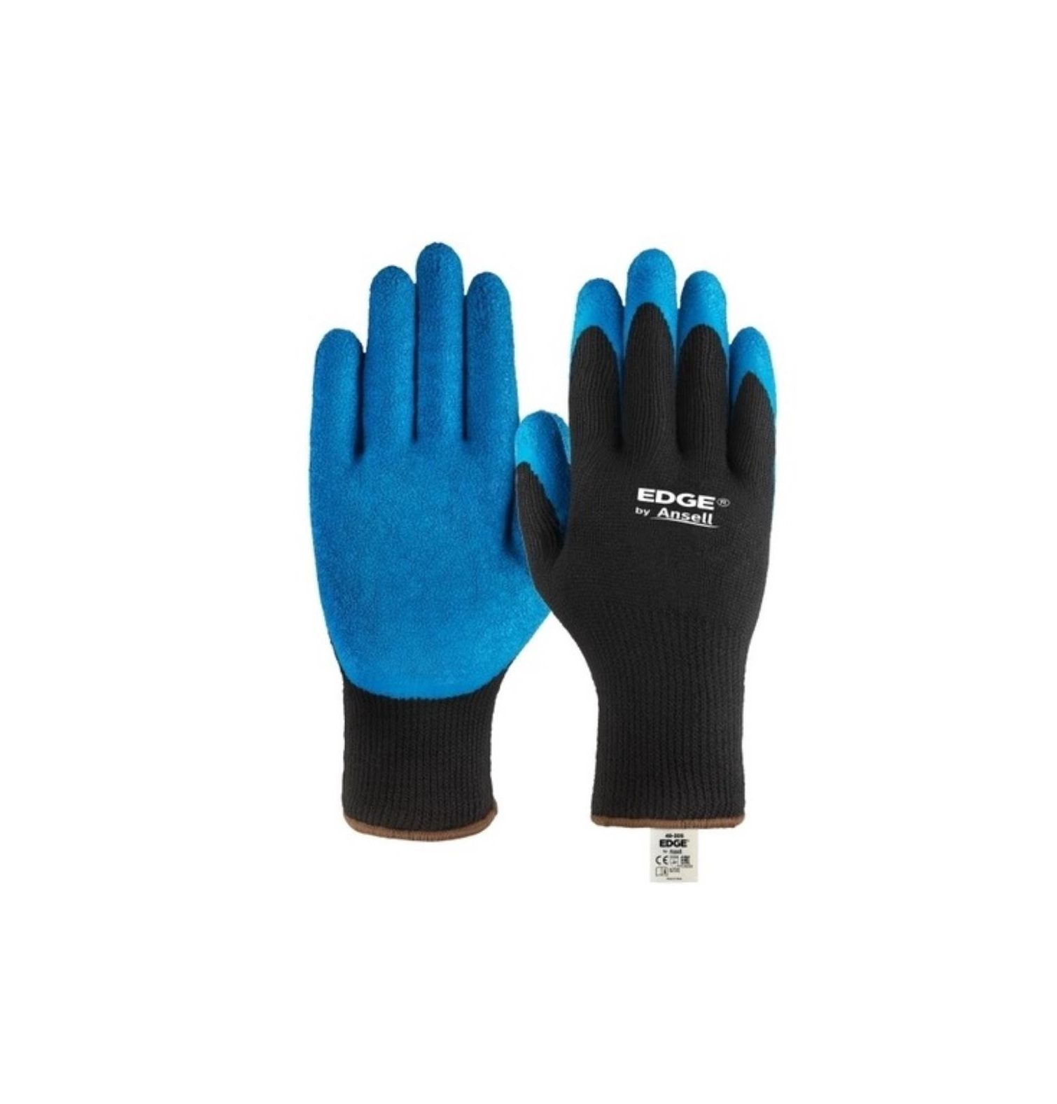 Luva de Proteção Mecânica – Marca Ansell <br> Modelo Edge 48305 – Cor Azul + Preta