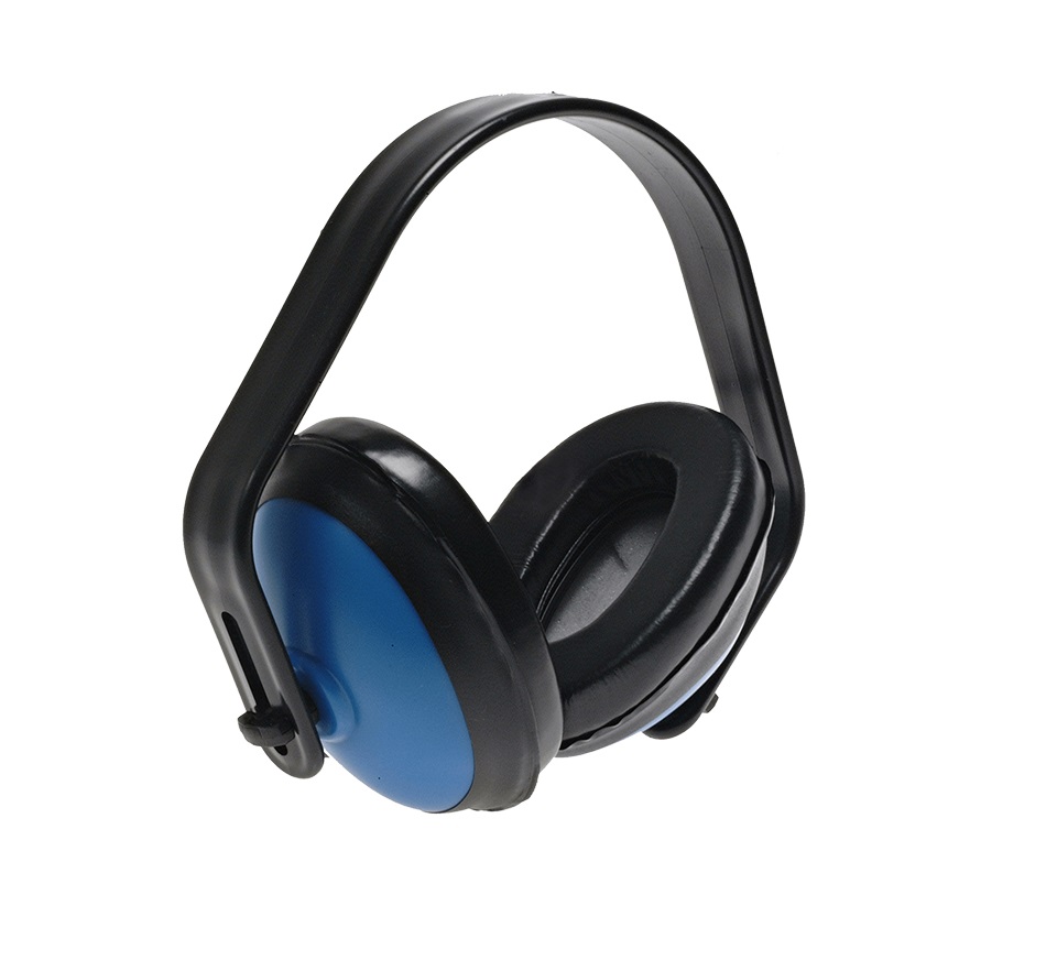 Abafador Auricular – Tipo Concha <br> Modelo K30 – Marca Kalipso <br> Cor Preta + Azul