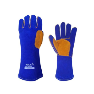 Luva de Proteção em Raspa de Couro – Alta Temperatura – Modelo Weld Smart – Marca Volk – Par