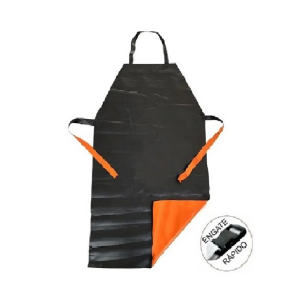 Avental de Trevira – Dupla Face – Marca Brascamp – Cor Preta + Laranja