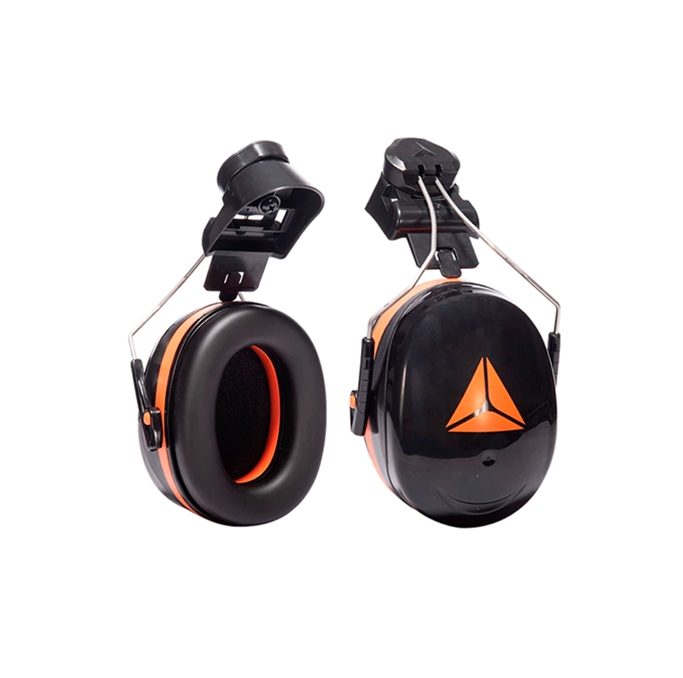 Abafador Auricular – Tipo Concha <br> Modelo Magny Helmet 2 – Marca Delta Plus <br> Cor Preta + Marron