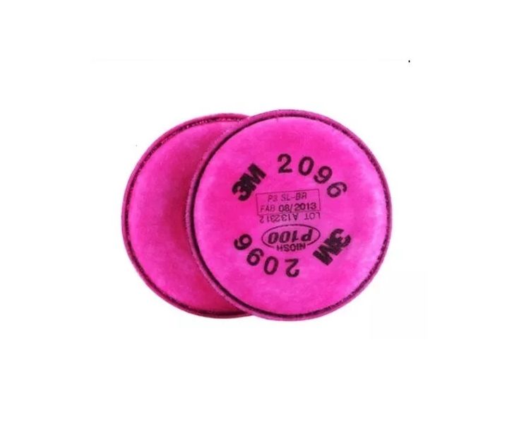 Filtro para Respiradores 3M – Marca 3M <br> Modelo 2096 (P100) – c/ 2 Unidades