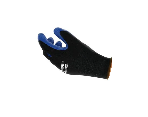 Luva de Proteção Mecânica – Marca Ansell <br> Modelo Edge 48305 – Cor Azul + Preta