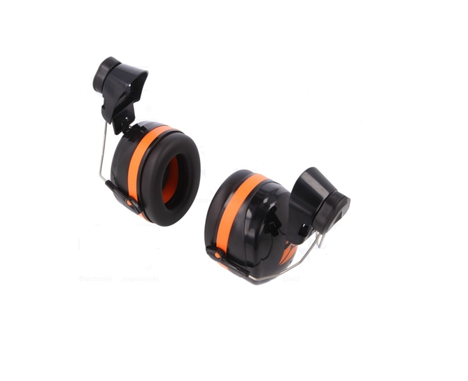 Abafador Auricular – Tipo Concha <br> Modelo Magny Helmet 2 – Marca Delta Plus <br> Cor Preta + Marron