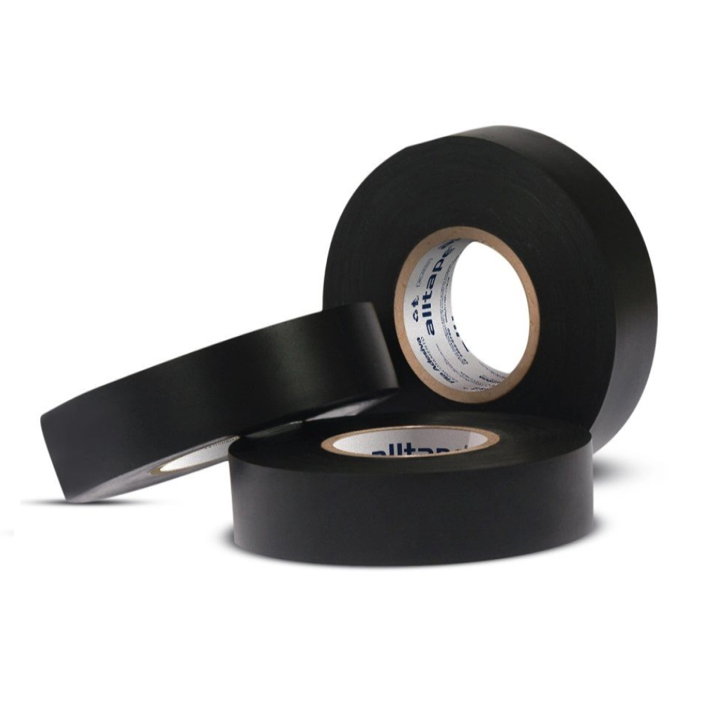 Fita Isolante – Marca AllTape – Cor Preta – Tam. 19mm x 10m – 1 Unidade