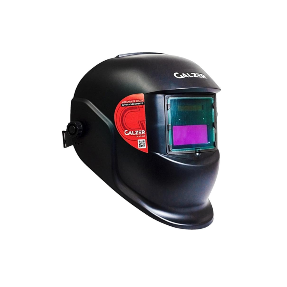Máscara de Solda – Marca Galzer – Modelo Escurecimento Automático – Sem Regulagem