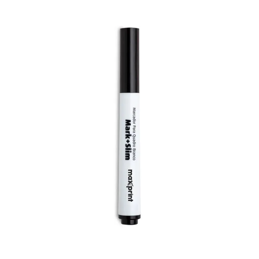 Caneta Marcador para Quadro Branco – Marca Maxprint – Cor Preta – Unidade