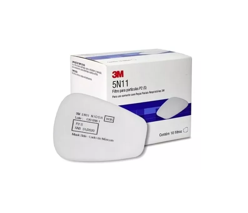 Filtro para Respiradores 3M – Marca 3M <br> Modelo 5N11 (P2) <br> Caixa Master c/ 10 Unidades