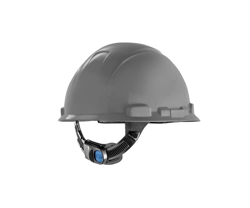 Capacete de Segurança – Marca 3M – Modelo H700 – Classe B – Aba frontal – c/ Suspensão – Cor Cinza