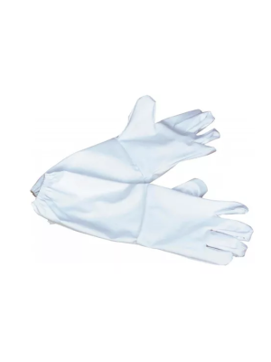 Luva de Proteção para Apicultura <br> Material Courvin - Marca Zatti <br> Cor branca