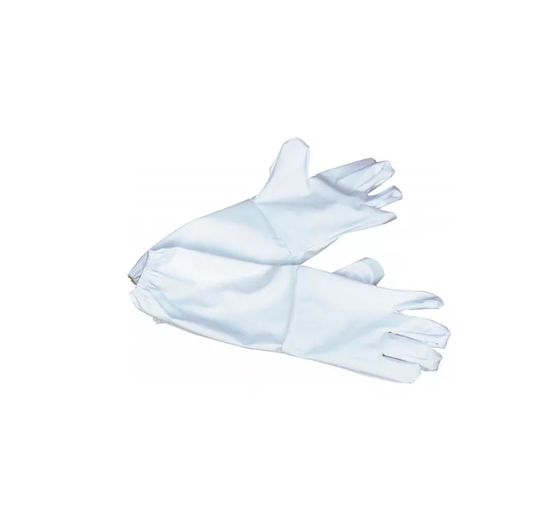 Luva de Proteção para Apicultura <br> Material Courvin – Marca Zatti <br> Cor branca