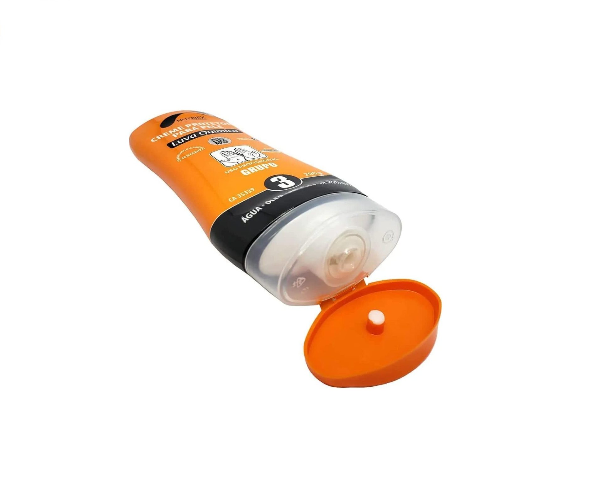 Creme Protetor para as Mãos – Marca Nutriex <br> Modelo Luva Química – Grupo 3 <br> Frasco c/ 200g