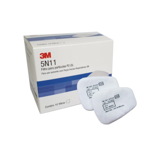 Filtro para Respiradores 3M – Marca 3M – Modelo 5N11 (P2) – Caixa Master c/ 10 Unidades