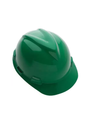 Capacete V-Guard - Marca MSA - Push Key - Tipo 2 - Classe B - Cor Verde