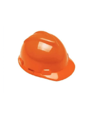 Capacete V-Guard - Marca MSA - Push Key - Tipo 2 - Classe B - Cor Laranja