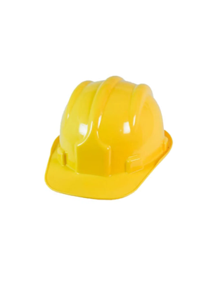 Capacete de Segurança - Marca Plastcor - Modelo PLT - Aba frontal - c/ Suspensão - Cor Amarela