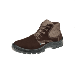 Botina em Nobuck – Marca Marluvas – Solado Bidensidade – Bico de PVC – Cor Marron