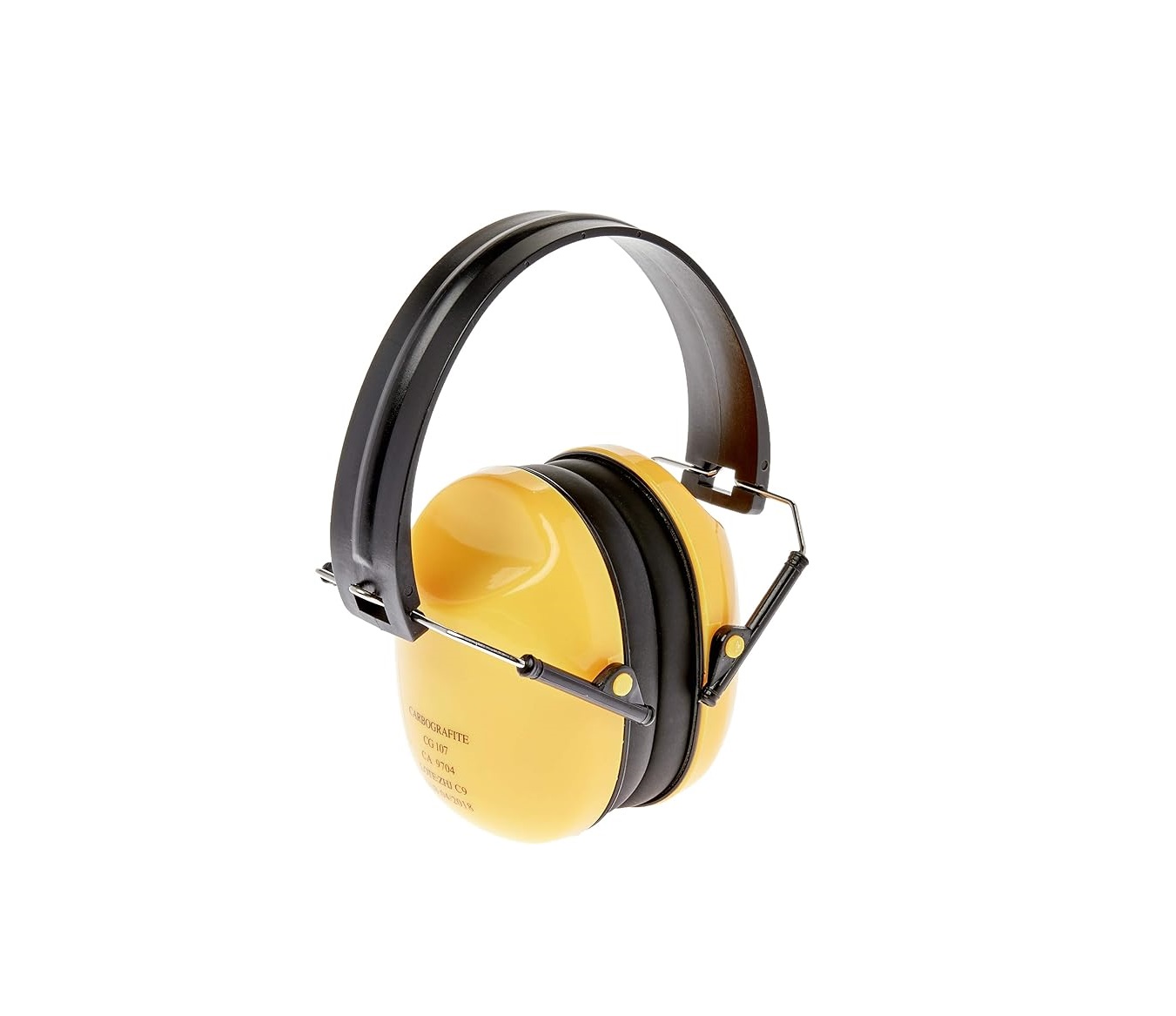 Abafador Auricular – Tipo Concha <br> Modelo CG 107 – Marca Carbografite <br> Cor Amarela
