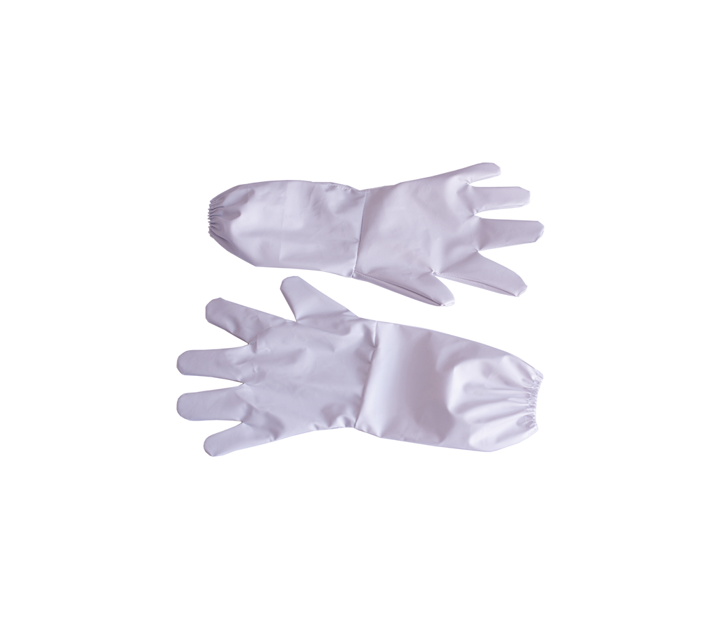 Luva de Proteção para Apicultura <br> Material Courvin – Marca Zatti <br> Cor branca