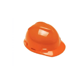 Capacete V-Guard – Marca MSA – Push Key – Tipo 2 – Classe B – Cor Laranja