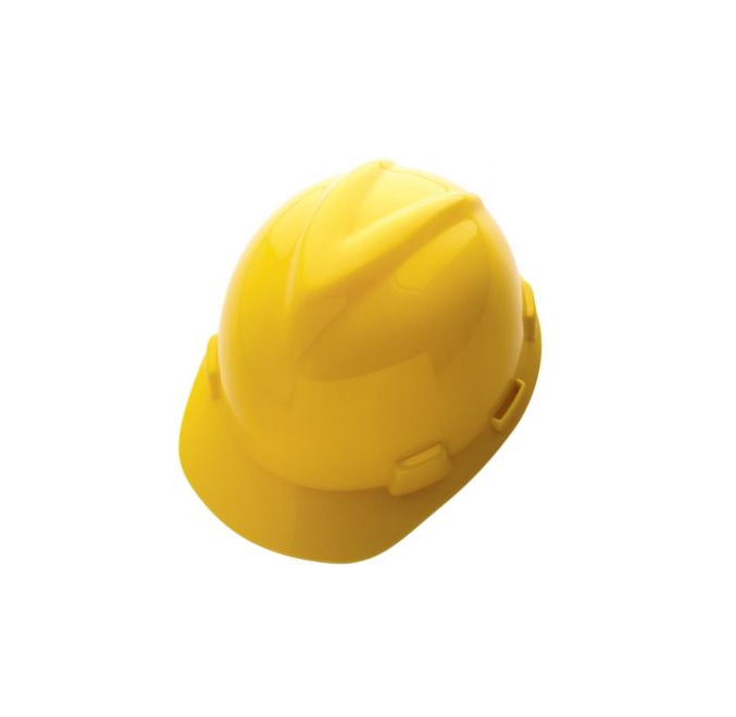 Capacete V-Guard – Marca MSA – Push Key – Tipo 2 – Classe B – Cor Amarela