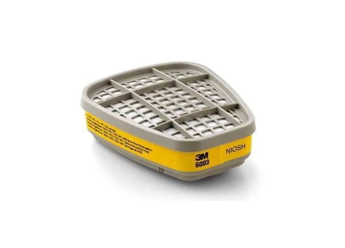 Filtro – Cartucho Químico – para Respirador <br> Modelo 6003 – Marca 3M – c/ 2 Unidades