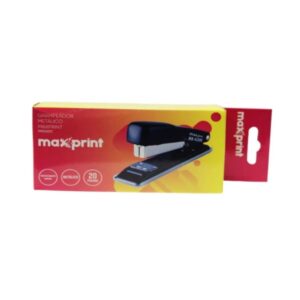 Grampeador de Papel Manual Metálico – Marca Maxprint – Modelo MX-G20C – p/ 20 Folhas